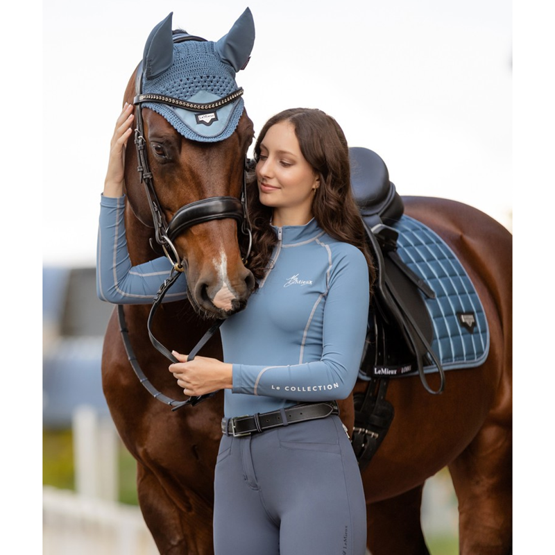 LeMieux Loire Classic Dressage Square - Ice Blue-1